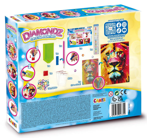 Diamondz Painting Picture Set Löwe