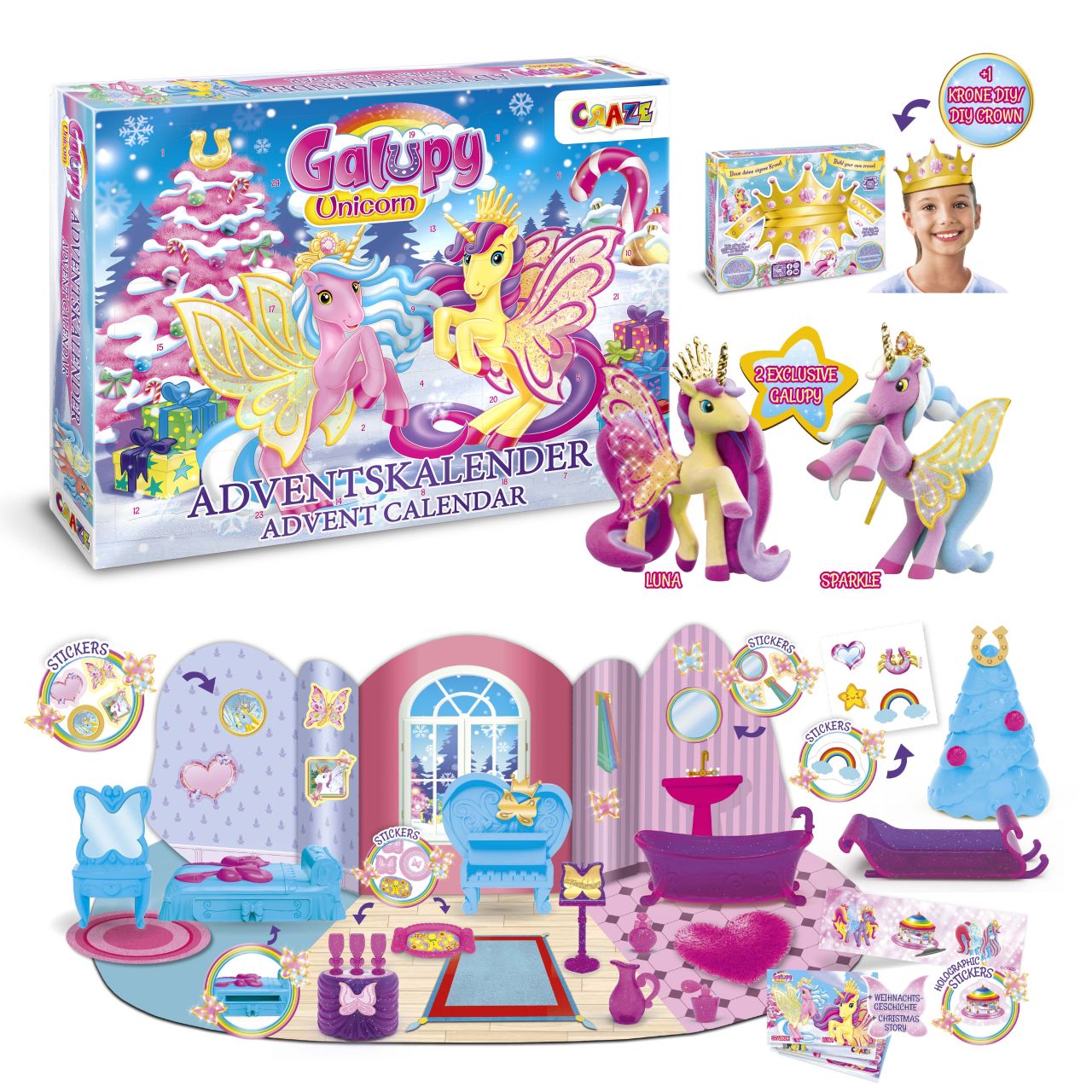 Adventskalender Galupy Unicorn