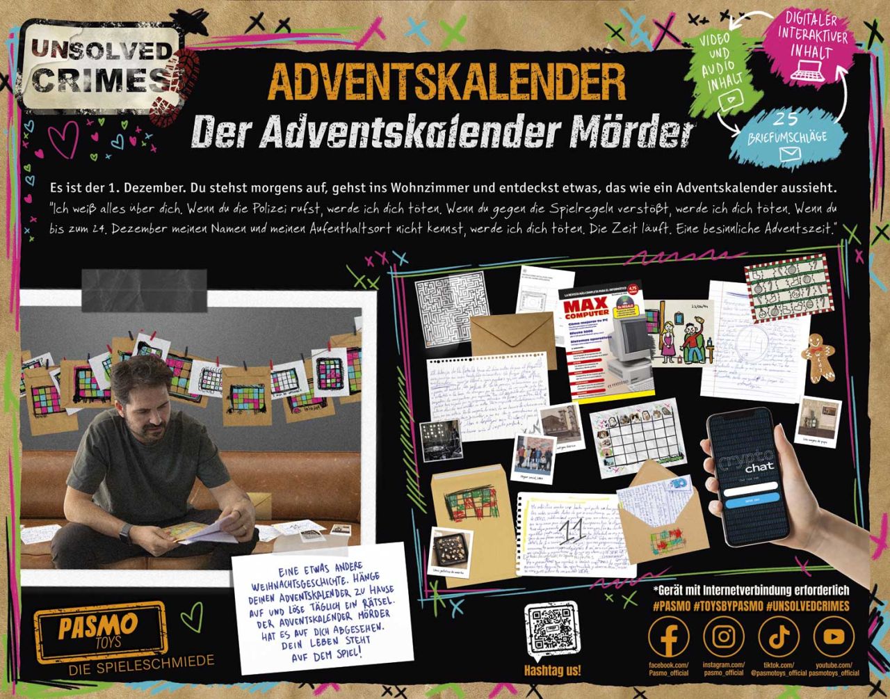 Adventskalender Unsolved Crimes