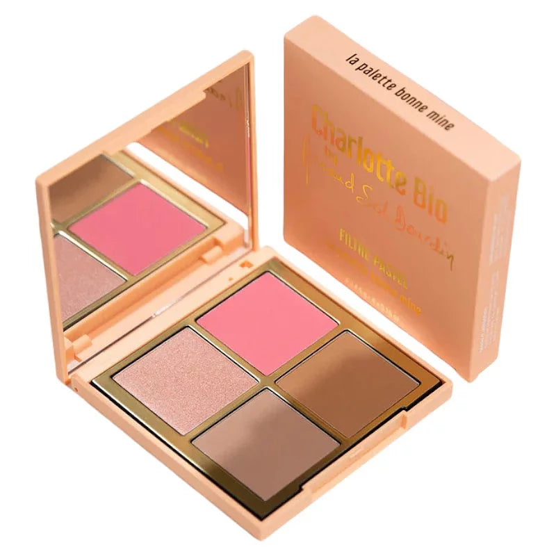 Palette natürlicher Glow - 4 x 4.5g - Charlotte Bio Arnaud Sol Dourdin