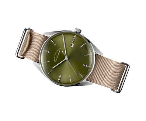 Elka Watch - Beige Nato Strap for Fashionable Timekeeping ⌚ D05-0901