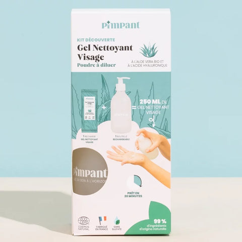 Entdeckungsset Gesichtsreinigungsgel Aloe Vera - Pimpant
