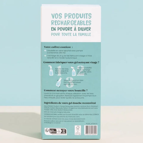 Entdeckungsset Gesichtsreinigungsgel Aloe Vera - Pimpant