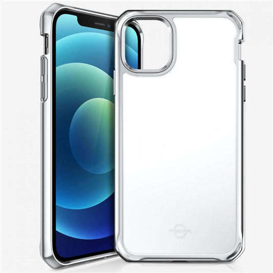 iPhone 12 mini, HYBRID GLASS silber