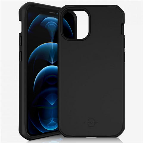 iPhone 12/12 Pro, HYBRID SILK schwarz
