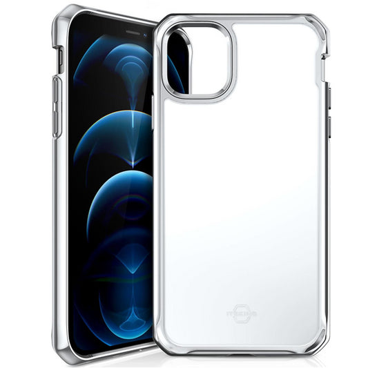 iPhone 12 Pro Max, HYBRID GLASS weiss