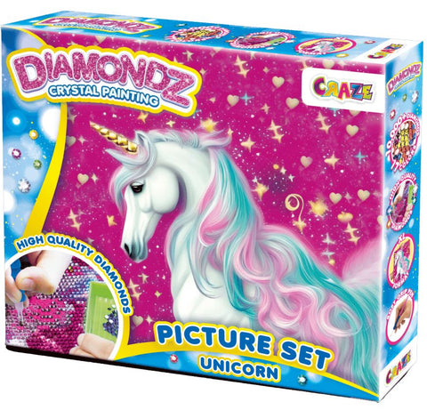 Diamondz Picture Set Unicorn