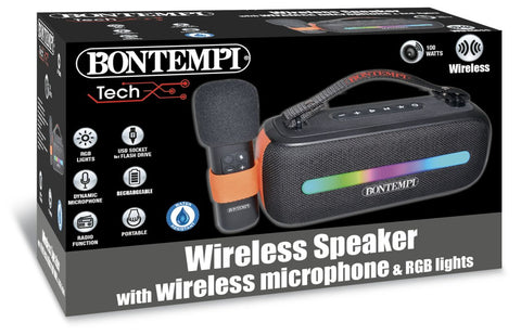 Wireless Lautsprecher mit Mikrofon 140W