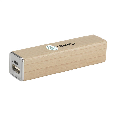 Powerbank 2000 Wood Notladegerät