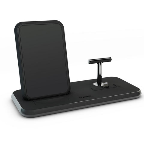 Dual Wireless Charger + Dock schwarz