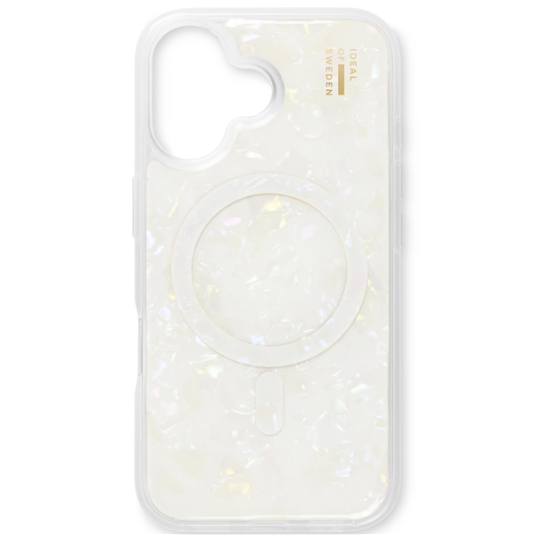 iPhone 16, MagSafe Pearlized White