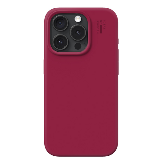 iPhone 15 Pro, MagSafe Silikon Cranberry