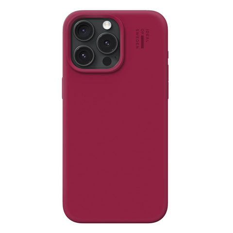 iPhone 15 Pro Max, MagSafe Silikon Cranberry