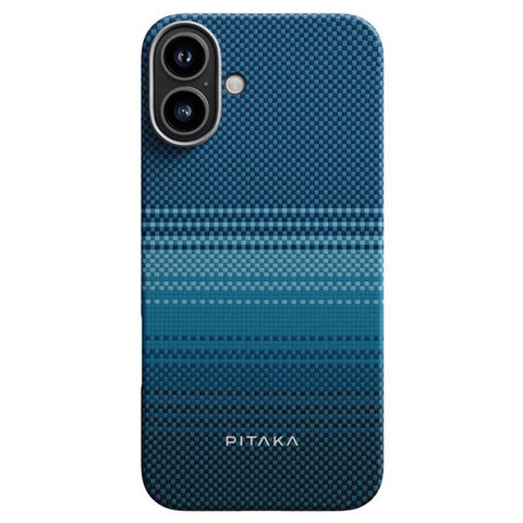 iPhone 16, MagSafe Aramidcover blau