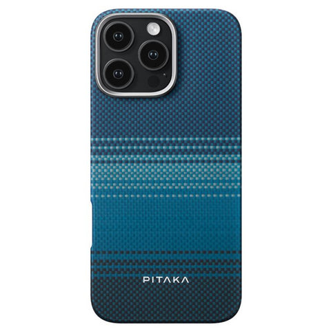 iPhone 16 Pro Max, MagSafe Aramidcover blau