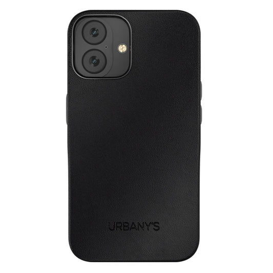 iPhone 16, Veganes Leder, Schwarz