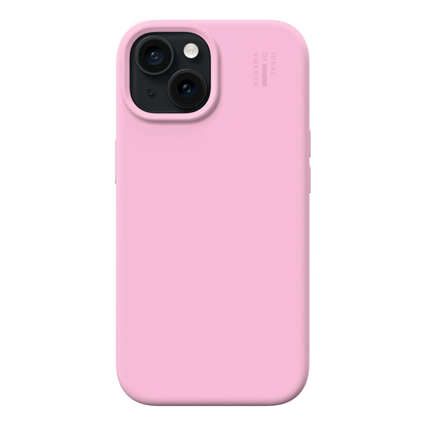 iPhone 16e / 15 / 14 / 13, MagSafe Silikon Bubble Gum Pink