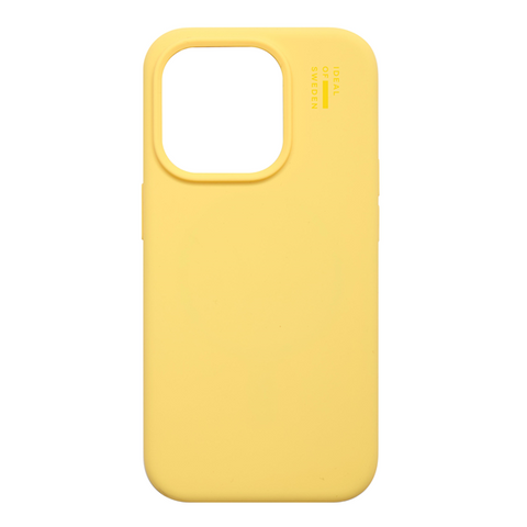 iPhone 16e / 15 / 14 / 13, MagSafe Silikon Soft Lemon
