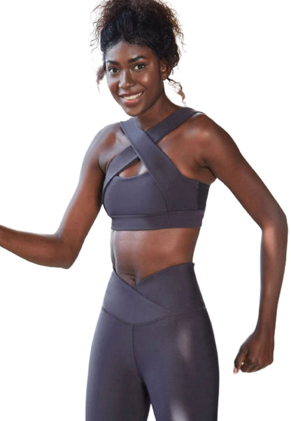 Décolleté - Brassière de sport Antrazit - Ultra confort & style 🏃‍♀️✨