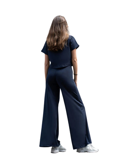 048 Yoga - T-shirt bleu marine - Confort maximal 🌟