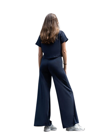 048 Yoga - T-shirt bleu marine - Confort maximal 🌟