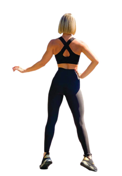 101 - Enkel Korsad Sport-BH - Snygg & Chic 🖤✨