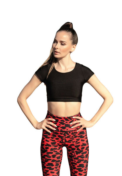 995 - Haut Court Noir - Élégant & Chic 🌟🖤