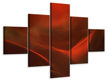 Leinwandbild 5-teilig The Red Valley
