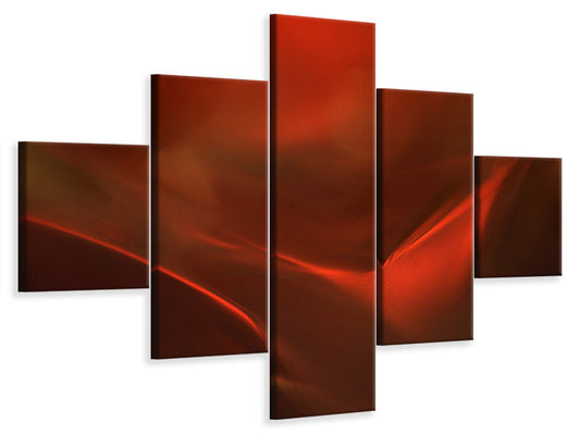 Leinwandbild 5-teilig The Red Valley