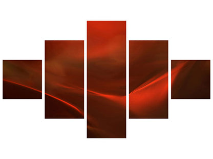 Leinwandbild 5-teilig The Red Valley