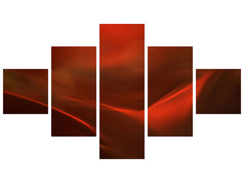 Leinwandbild 5-teilig The Red Valley