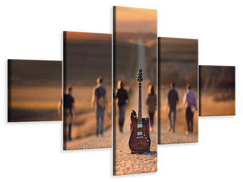 Leinwandbild 5-teilig Velvet Crush