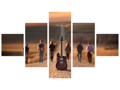 Leinwandbild 5-teilig Velvet Crush