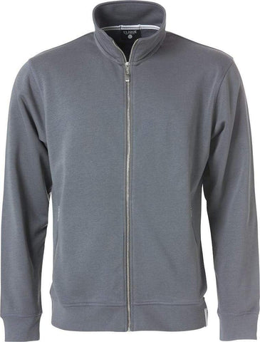 Clique Herren French Terry Sweatjacke mit Stehkragen 'Classic FT Jacket'