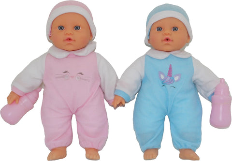 Puppe 28 cm Zwillinge