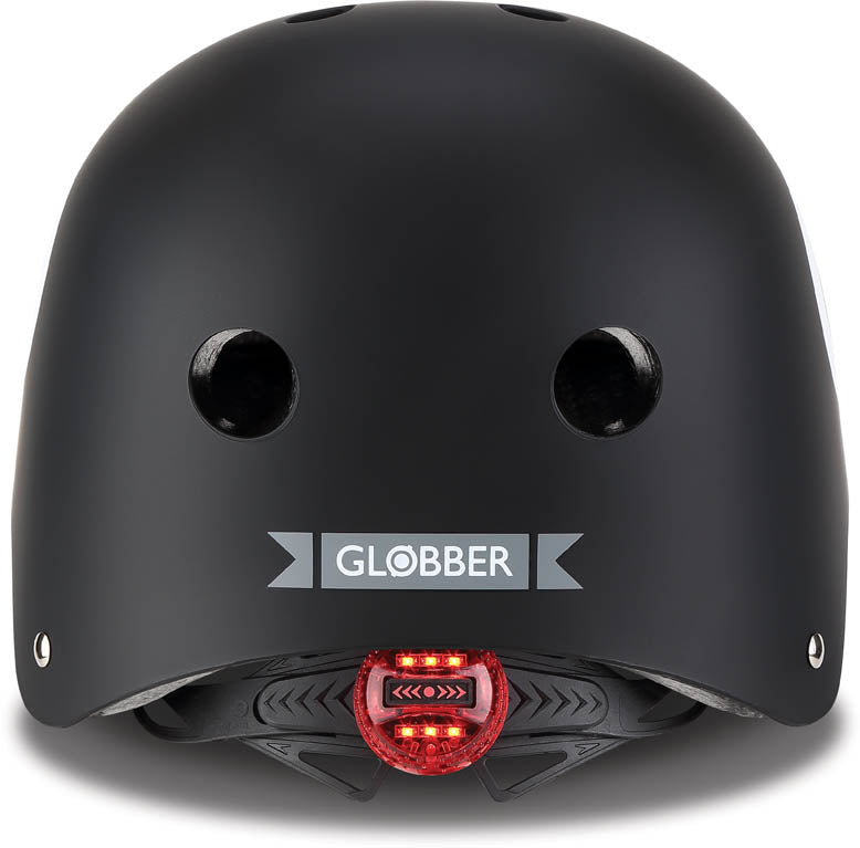 Globber | Kinderhelm | Elite Lights | XS-S | Black 8 ball