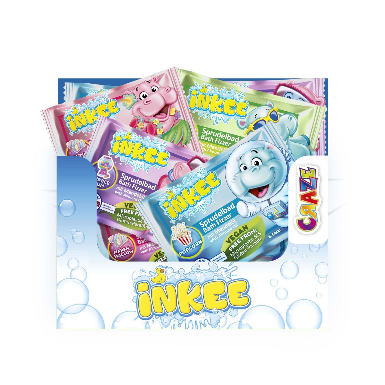 Inkee Bath Fizzer Sprudelbad mit Mandelöl