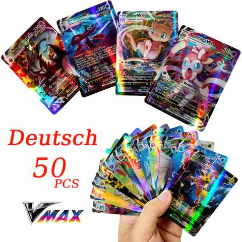 50 Stück VMAX Pokemon Karte für Kinder