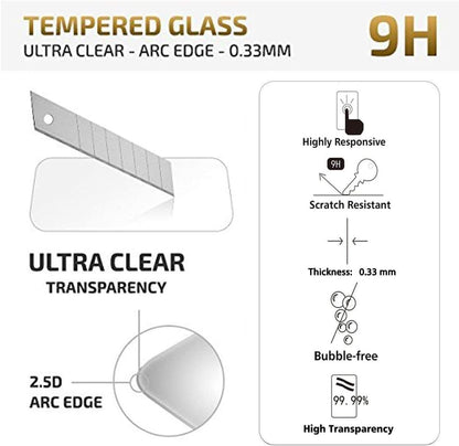 NEW'C 2 Stück, Panzer Schutz Glas für iPhone 12 und iPhone 12 Pro (6.1), Frei von Kratzern, 9H Härte, HD Displayschutz folie, 0.33mm Ultra-klar, Ultrabeständig,1er Pack (2 Stück)