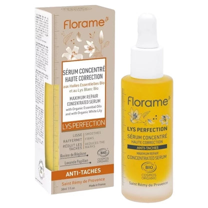 Konzentriertes Serum mit hoher Korrektur weisse Lilie BIO - 30ml - Florame