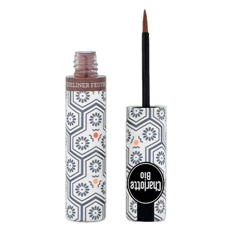 Filzstift Eyeliner BIO Braun - 3ml - Charlotte Bio