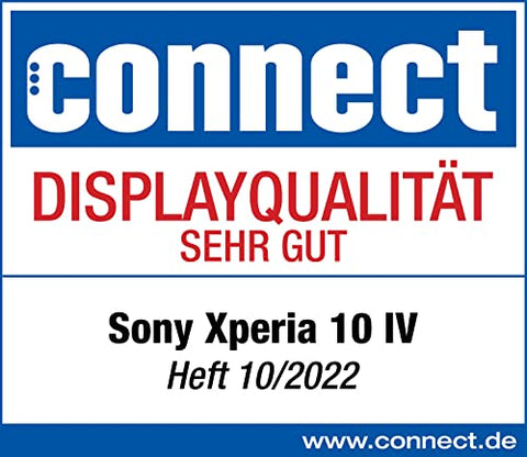 Sony Xperia 10 IV (5G Smartphone, 6 Zoll, OLED-Display , Dreifach-Kamera, 3,5-mm-Audioanschluss, 5.000mAh Akku, Dual SIM hybrid) 24+6 Monate Garantie [Amazon Exklusiv] lavendel