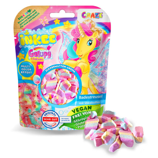 Inkee Bath Crumbles Galupy Unicorn