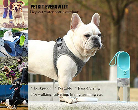 PETKIT P008 EVERSWEET Hundetrinkflasche für Hund, unterwegs, Leckdichte Outdoor Trinkflasche - 400ml