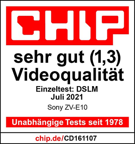 Sony Alpha ZV-E10 | APS-C spiegellose Wechselobjektiv-Vlog-Kamera (schwenkbarer Bildschirm für Vlogging, 4K-Video, Echtzeit-Augen-Autofokus), Schwarz + SEL1650 Objektiv