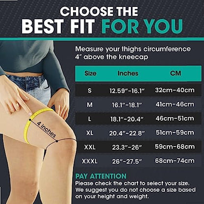 Modvel Kniebandage Set | Knie-Kompressionsbandage für Damen/Männer, Medizinischer Knieschützer, rutschfeste Atmungsaktiv für Kniescherzen Lindert, Laufen, Wandern, Joggen, Sport Basketball, Fußball