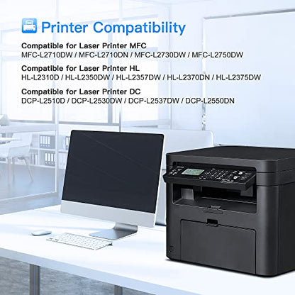 LxTek Toner TN2420 TN2410 Kompatibel für Brother TN 2420 TN-2420 TN-2410 für Brother MFC-L2710DW MFC-L2710DN HL-L2350DW HL-L2375DW DCP-L2530DW MFC-L2750DW MFC-L2730DW HL-L2310D (TN2420 Schwarz)