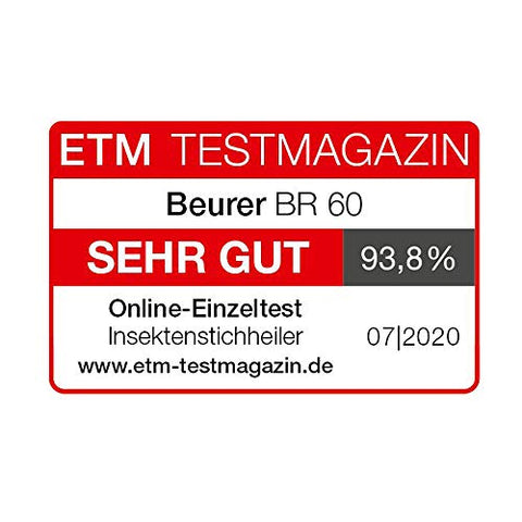 Beurer BR 60 Insektenstichheiler, zur Behandlung von Insektenstichen- und bissen, lindert Juckreiz und Schwellungen, ohne chemische Stoffe, klein und handlich