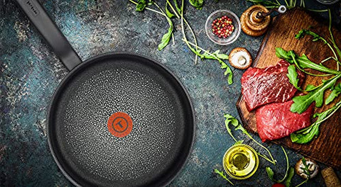 Tefal C69506 Hard Titanium Plus Pfanne | 28 cm | antihaftbeschichtet | Aluminium | schwarz