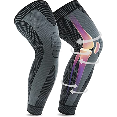 beister Kompression Kniebandage Männer & Damen, Sport Knieschoner, Kniestütze, Medizinischer Knieschützer, Knie Wärmer für Laufen,Meniskusriss,ACL,Arthrose,Gelenkschmerzlinderung（Paar）
